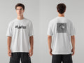 Atlântico Geometric Wave Oversized T-Shirt
