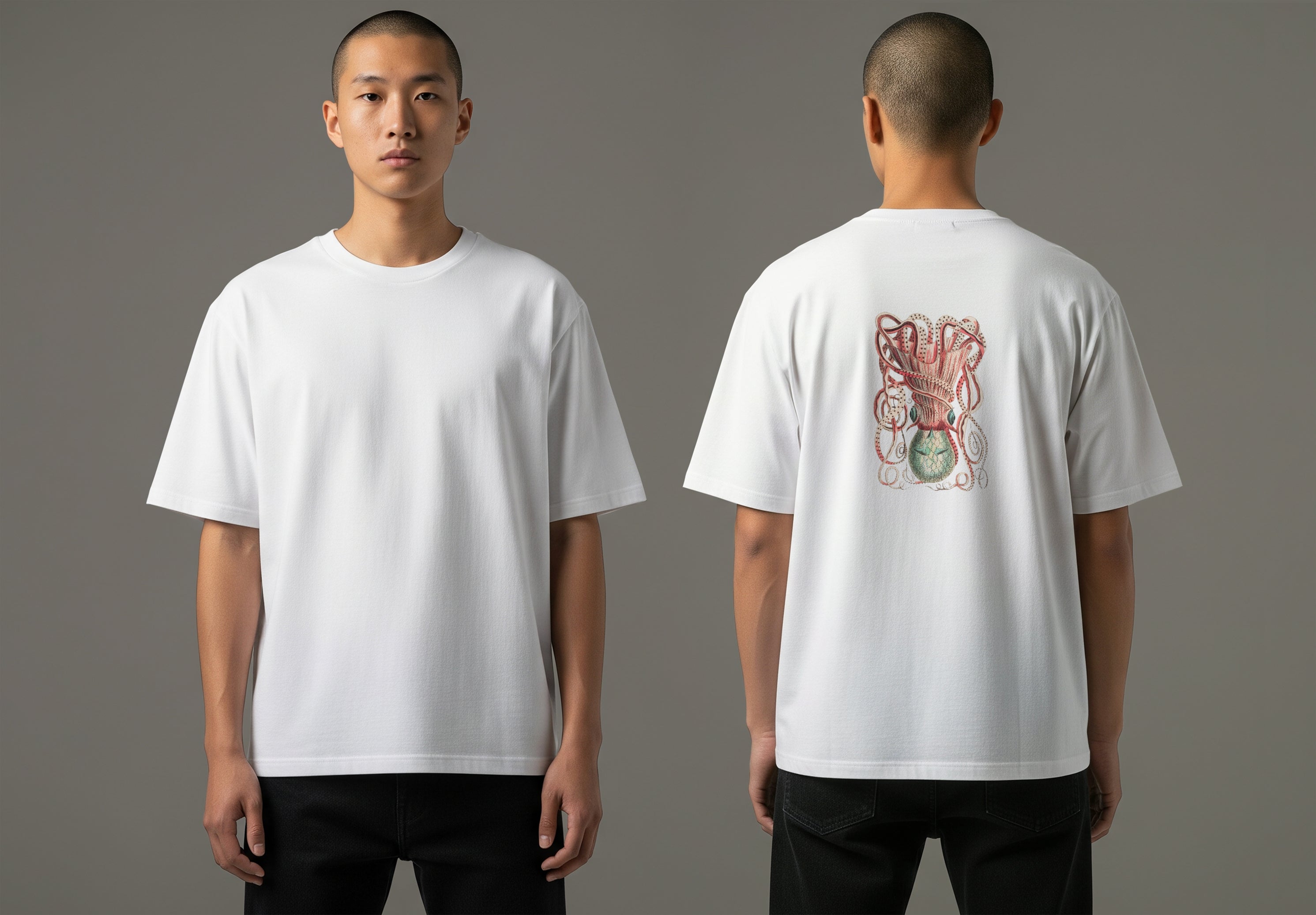 Kraken Vintage Illustration T-Shirt